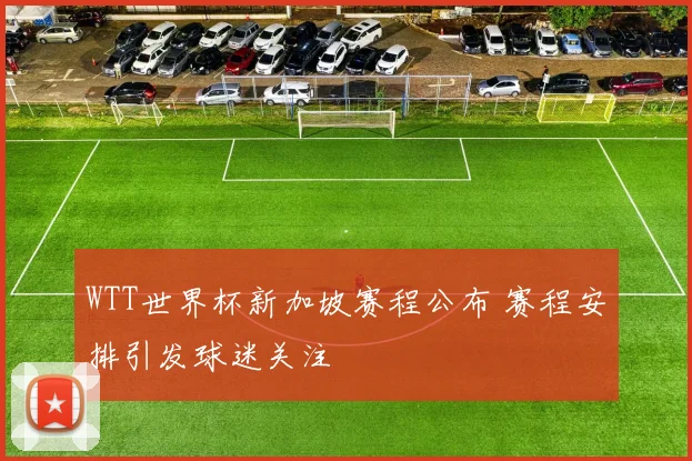 WTT世界杯新加坡赛程公布 赛程安排引发球迷关注